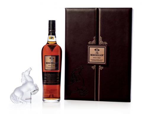 The Macallan Oscuro - Lalique Kazak Horse