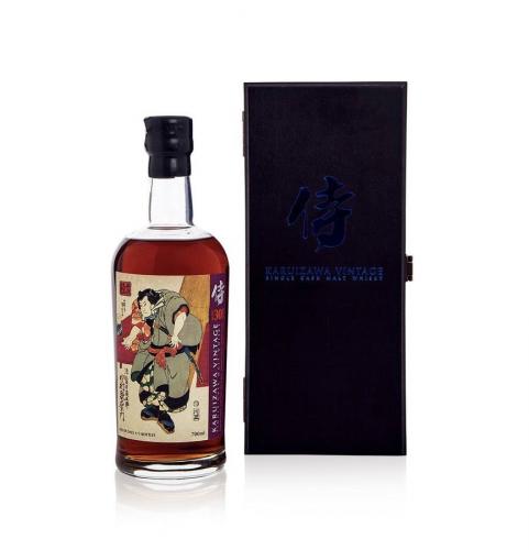 Karuizawa 30 year Samurai label