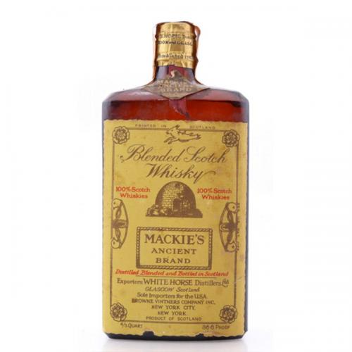 Mackie's Ancient Brand Scotch Whisky 1940s