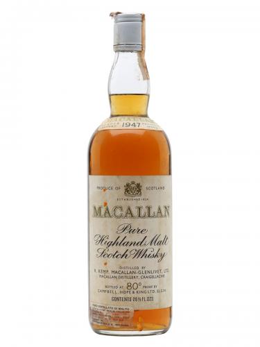 Macallan 1947 Bot.1960s