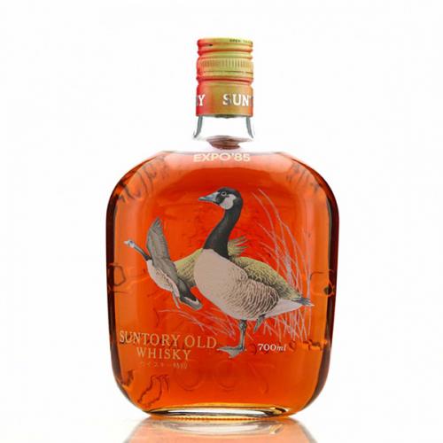 Suntory Old Whisky Bird Bottle Tsukuba Expo '85
